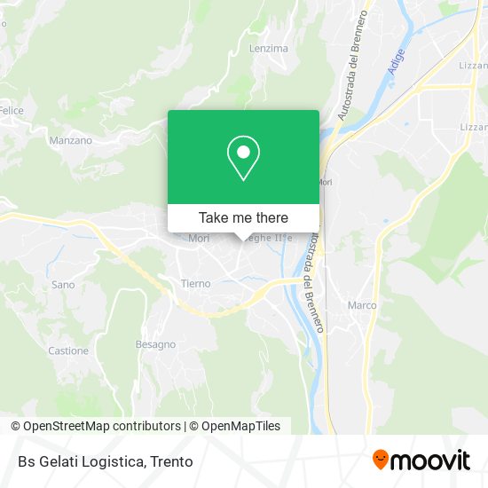 Bs Gelati Logistica map