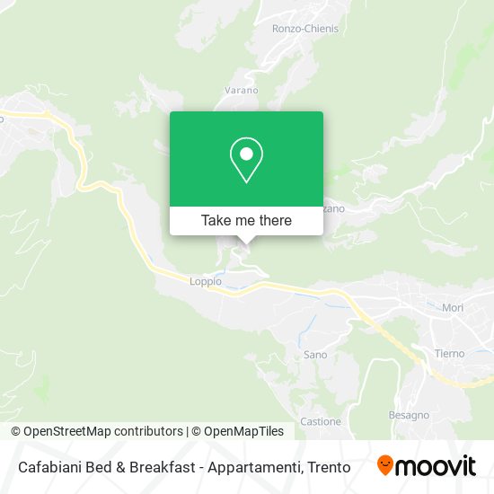 Cafabiani Bed & Breakfast - Appartamenti map