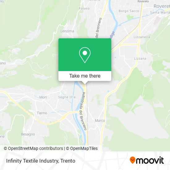 Infinity Textile Industry map