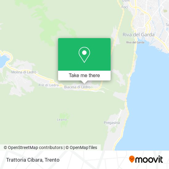 Trattoria Cibara map