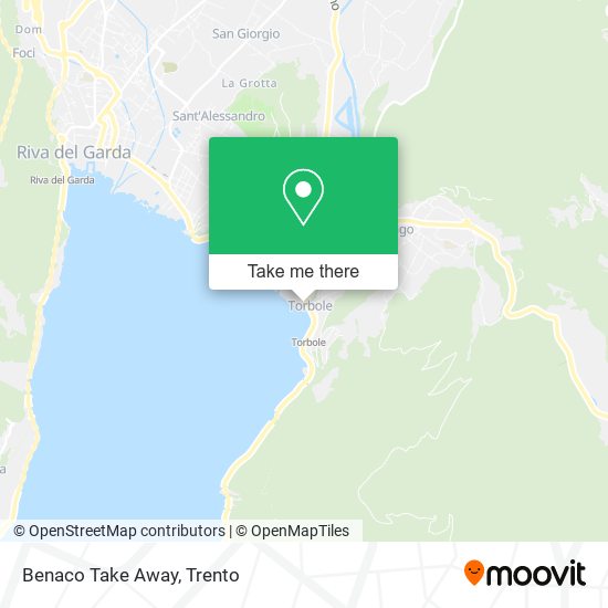 Benaco Take Away map