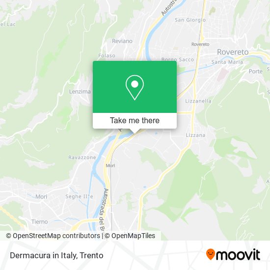 Dermacura in Italy map