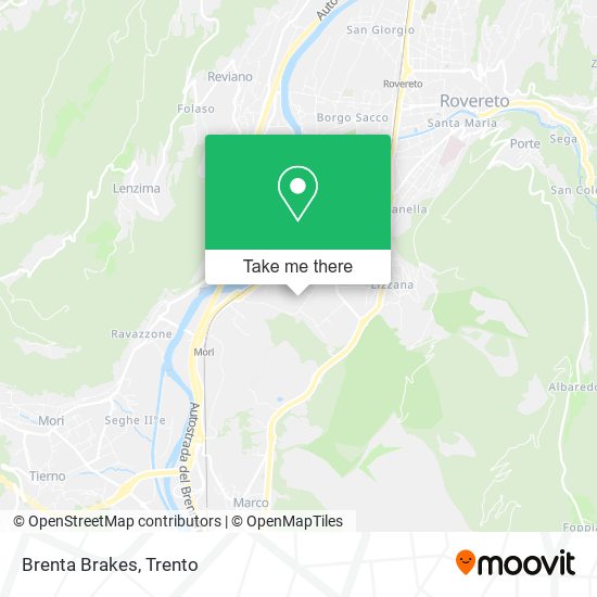Brenta Brakes map