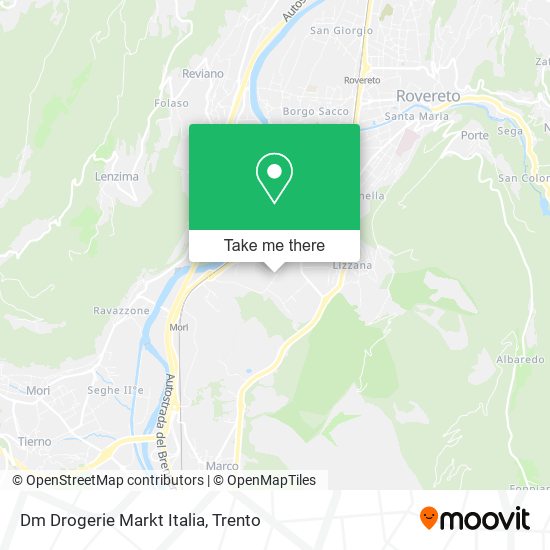 Dm Drogerie Markt Italia map
