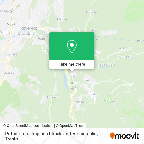 Potrich Loris Impianti Idraulici e Termoidraulici map