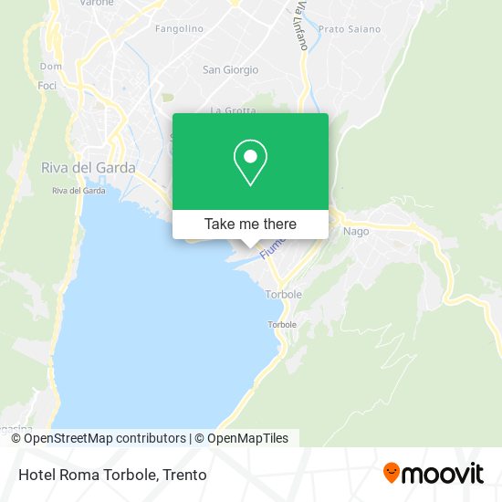 Hotel Roma Torbole map