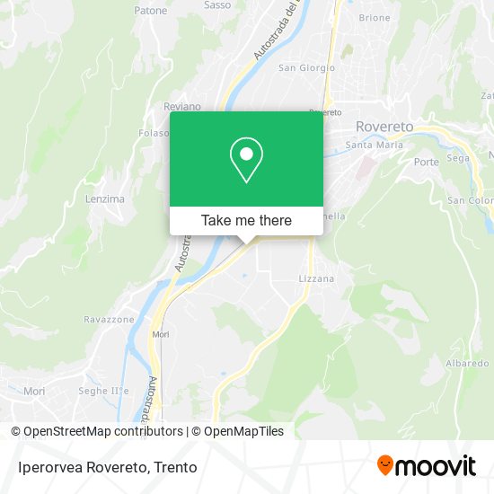 Iperorvea Rovereto map