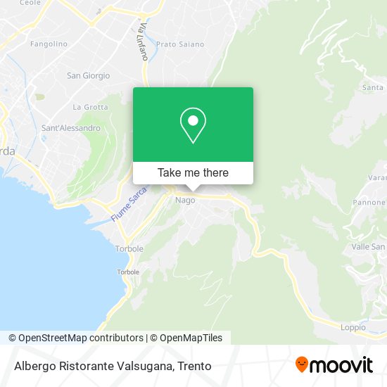 Albergo Ristorante Valsugana map