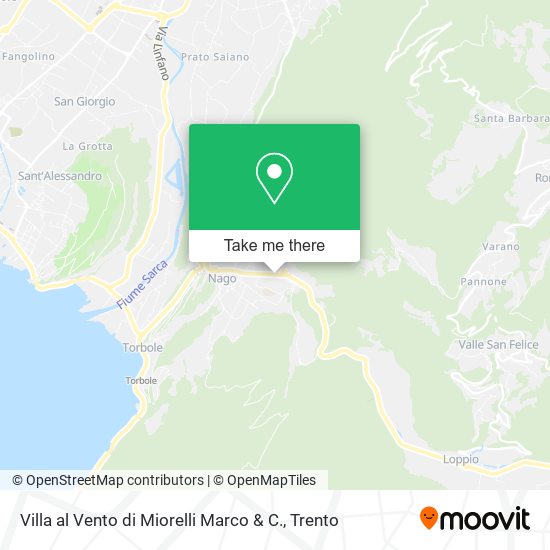 Villa al Vento di Miorelli Marco & C. map