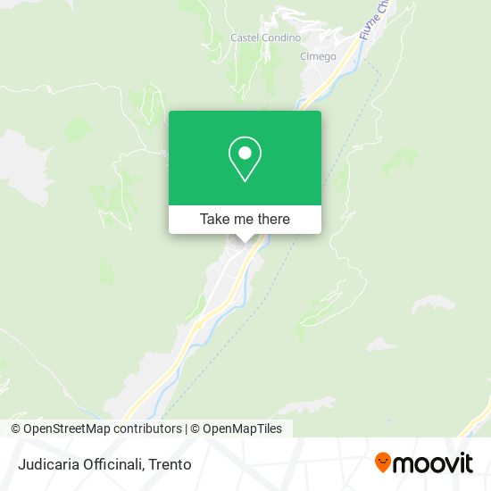 Judicaria Officinali map