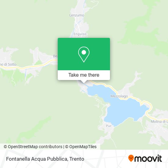 Fontanella Acqua Pubblica map