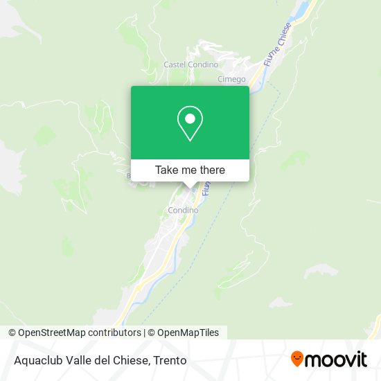 Aquaclub Valle del Chiese map