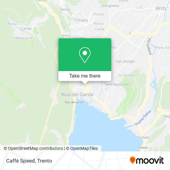Caffè Speed map