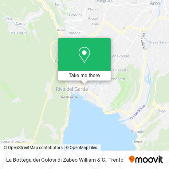 La Bottega dei Golosi di Zabeo William & C. map