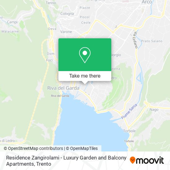 Residence Zangirolami - Luxury Garden and Balcony Apartments map