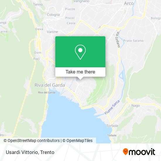 Usardi Vittorio map