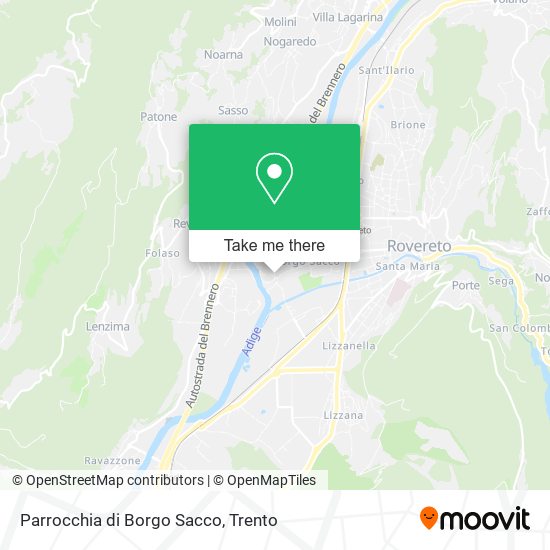 Parrocchia di Borgo Sacco map