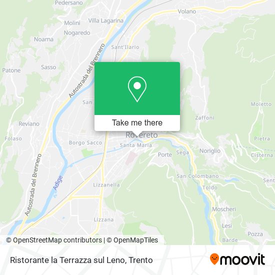 Ristorante la Terrazza sul Leno map