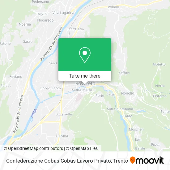 Confederazione Cobas Cobas Lavoro Privato map