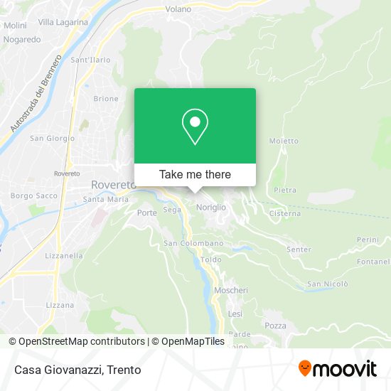 Casa Giovanazzi map