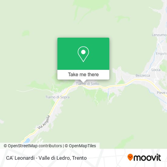 CA' Leonardi - Valle di Ledro map