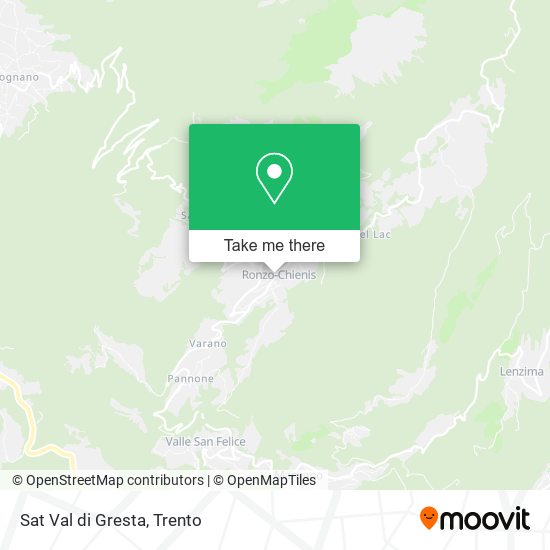 Sat Val di Gresta map