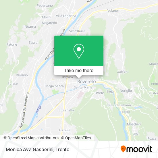 Monica Avv. Gasperini map