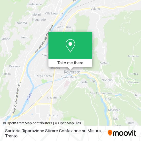 Sartoria Riparazione Stirare Confezione su Misura map
