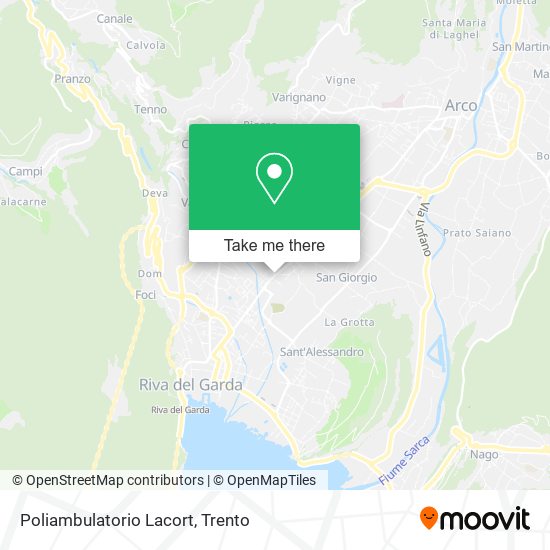 Poliambulatorio Lacort map
