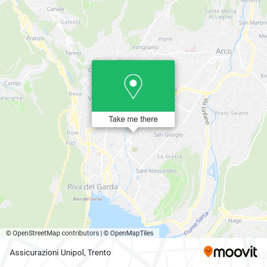 Assicurazioni Unipol map