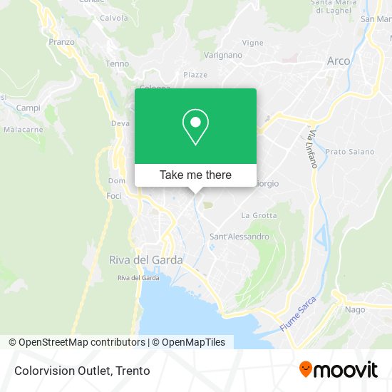 Colorvision Outlet map