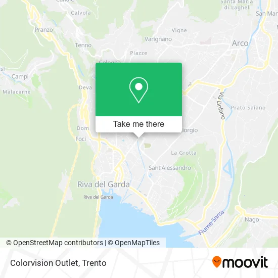 Colorvision Outlet map