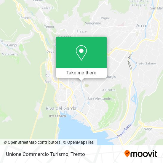 Unione Commercio Turismo map