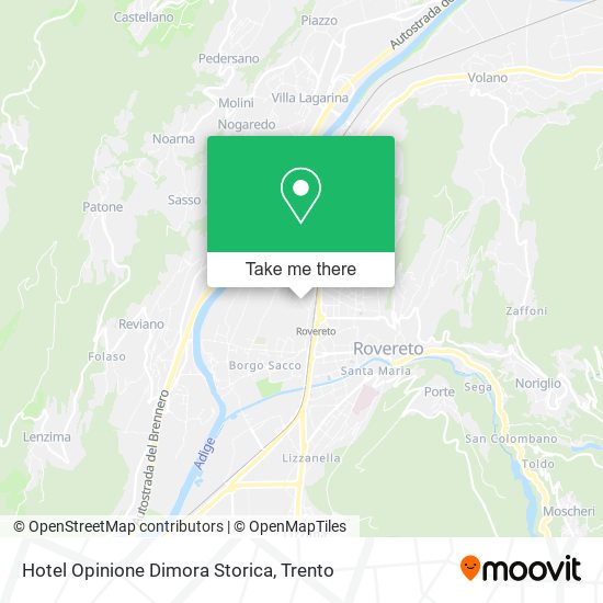 Hotel Opinione Dimora Storica map