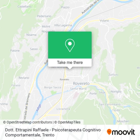 Dott. Ettrapini Raffaele - Psicoterapeuta Cognitivo Comportamentale map