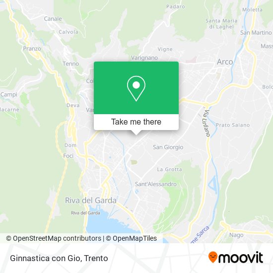 Ginnastica con Gio map
