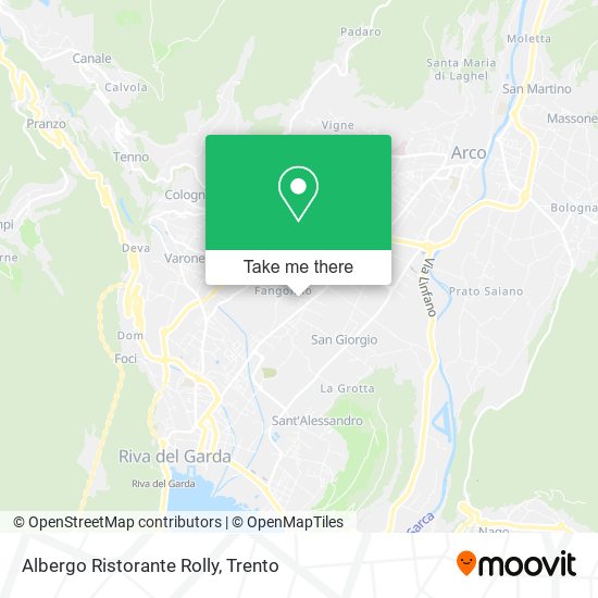 Albergo Ristorante Rolly map