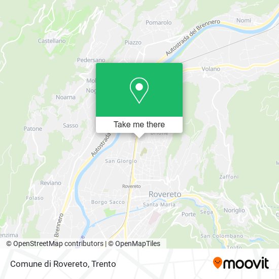 Comune di Rovereto map