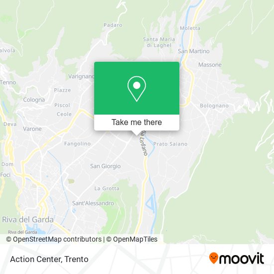 Action Center map