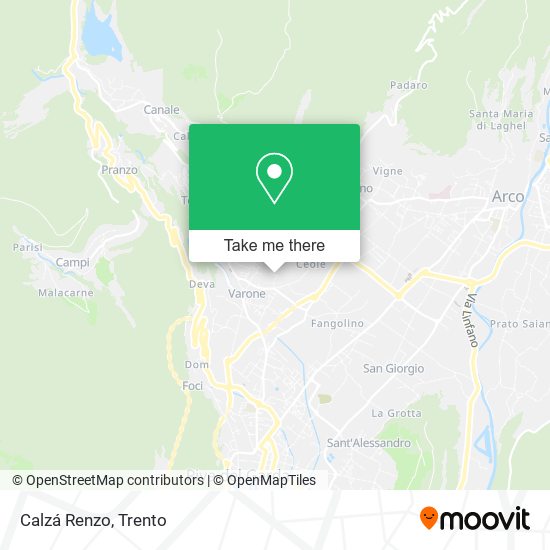 Calzá Renzo map