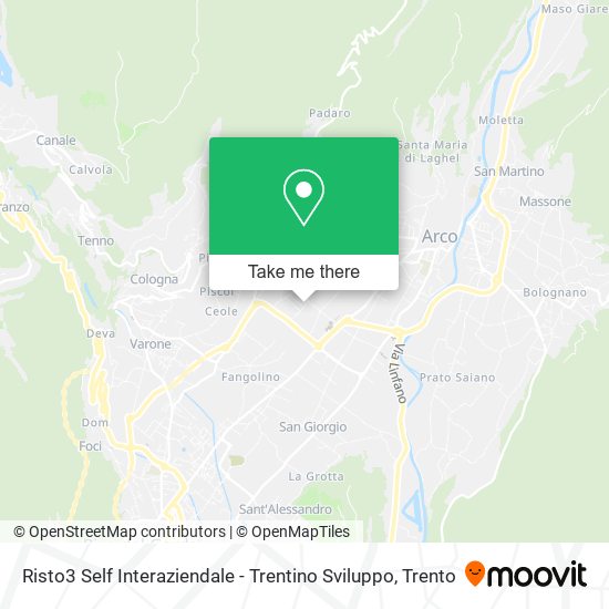 Risto3 Self Interaziendale - Trentino Sviluppo map
