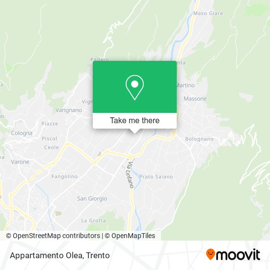Appartamento Olea map