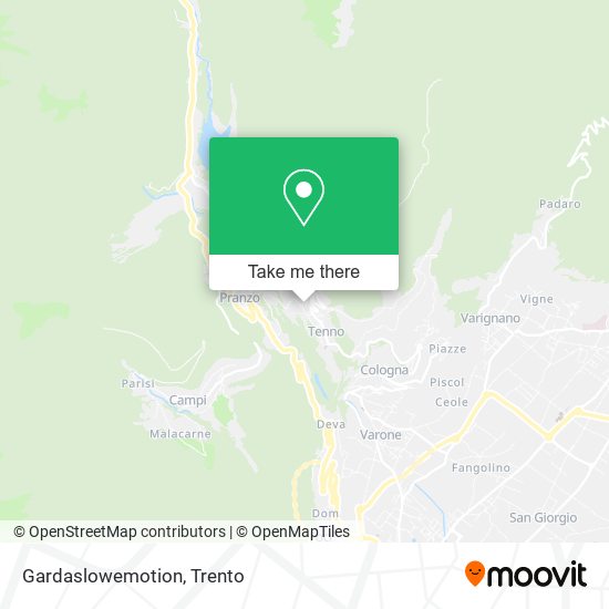 Gardaslowemotion map