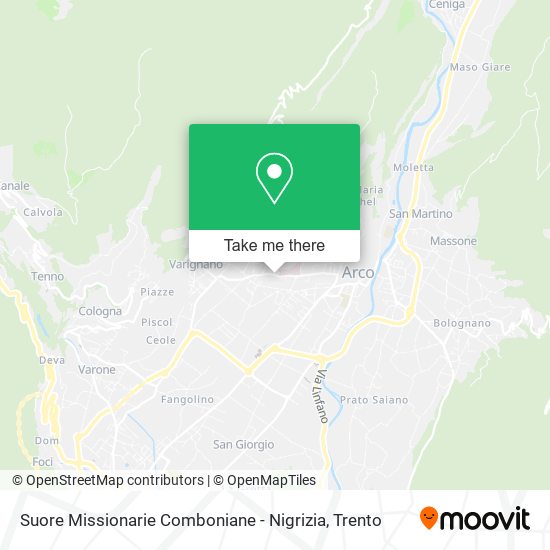 Suore Missionarie Comboniane - Nigrizia map