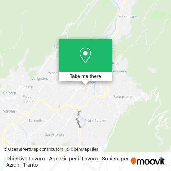 Obiettivo Lavoro - Agenzia per il Lavoro - Società per Azioni map