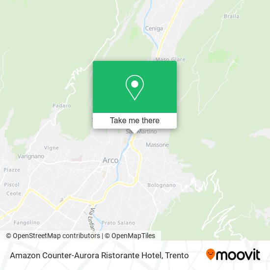 Amazon Counter-Aurora Ristorante Hotel map