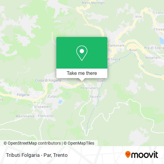 Tributi Folgaria - Par map