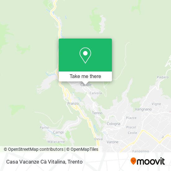 Casa Vacanze Cà Vitalina map