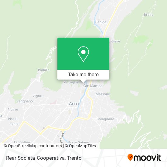 Rear Societa' Cooperativa map