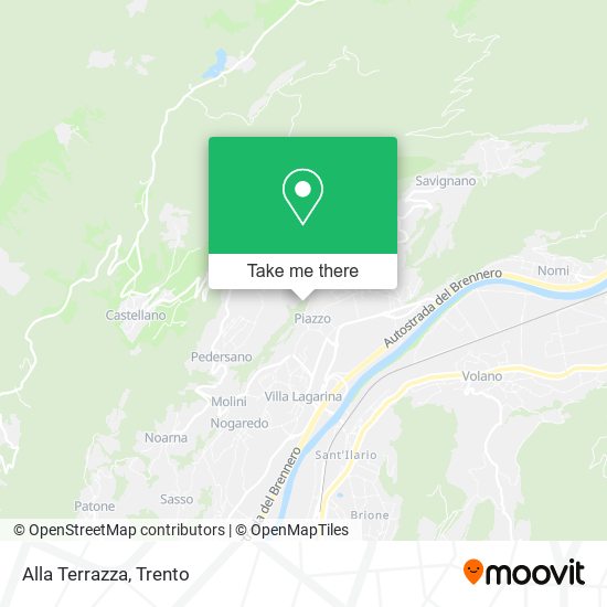 Alla Terrazza map
